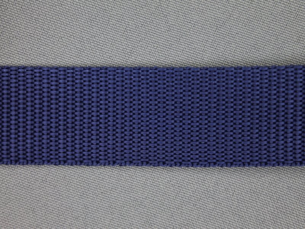 Rol 30 meter parachute band 25mm donker blauw