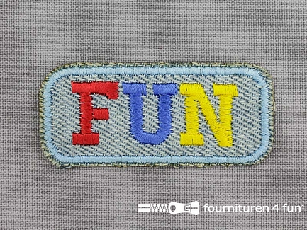 Applicatie 58x25mm "FUN"
