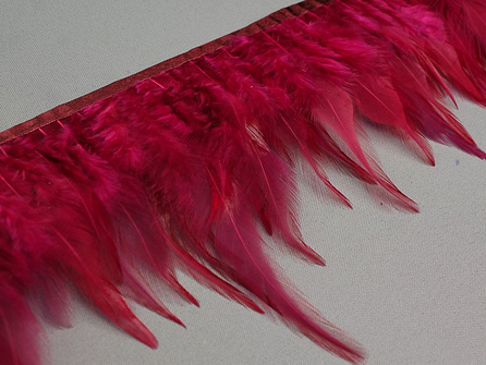 COUPON 1,9 meter Verenband 120mm fuchsia rood