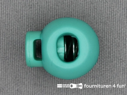 Koordstopper - 22mm - bal - aqua groen-blauw