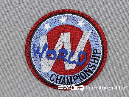 Stoere applicatie Ø 59mm World Championship