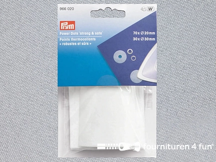 Prym Power Dots 'strong & safe' - versteviging voor drukknopen - 966020