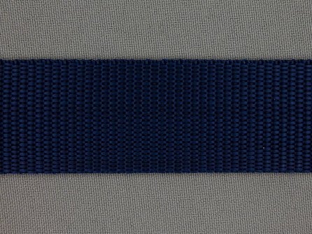 Rol 30 meter parachute band 30mm donker blauw