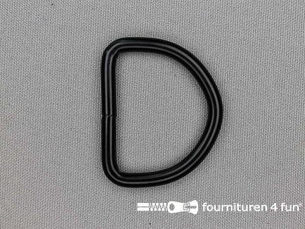 Heavy duty D-ringen 40mm zwart rond