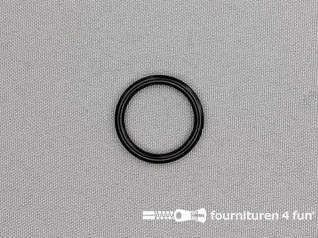 Stalen ring - 20mm - zwart