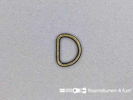 D-ring - heavy duty / extra sterk - 20mm - brons