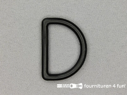 Kunststof D-ring - 30mm - zwart