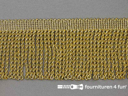 Goud franje grof 70mm