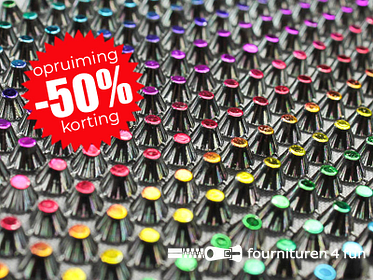 Strass banden - Spikes sierbanden
