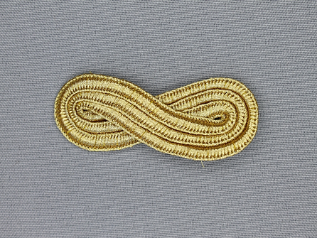 Brandenburger epaulet 25x60mm goud