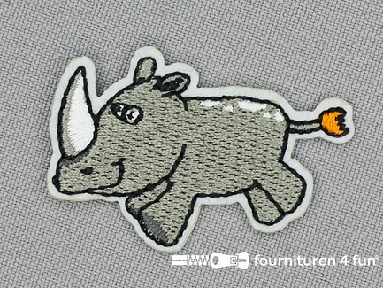 Applicatie 46x31mm neushoorn