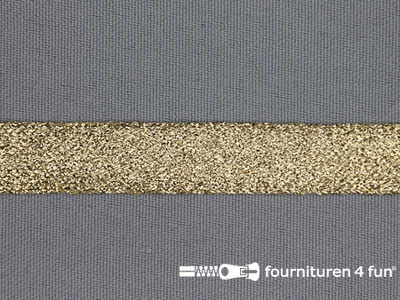 Rol 25 meter goud band - lurex - 14mm