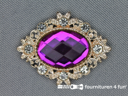 Broche metaal 26x33mm changé