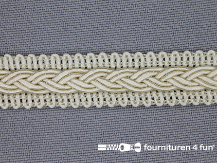 Viscose galon 13mm ecru - zand - beige