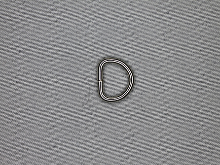 Heavy duty D-ringen 16mm vernikkeld