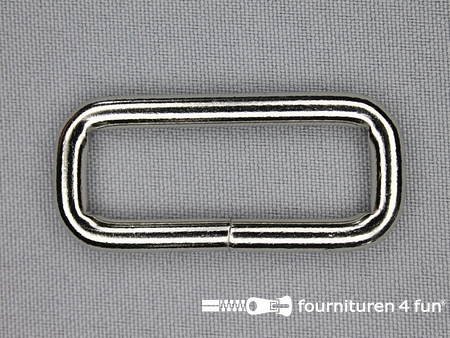 Schuifpassant - 40mm - zilver - heavy duty