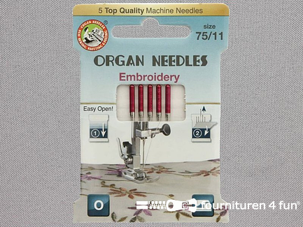 Organ Needles naaimachine naalden - Borduren 75
