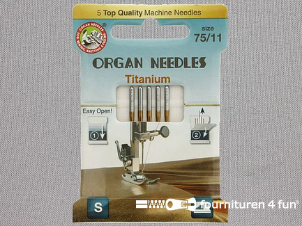 Organ Needles naaimachine naalden - Titaan 75