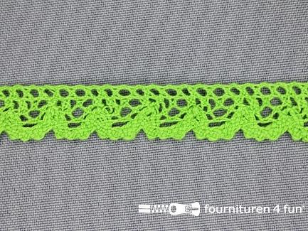 Ibiza broderie 16mm appeltjes groen