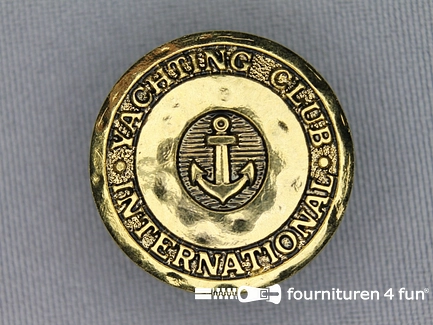 Gouden knoop 25mm yachting club