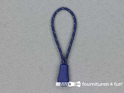 Rits koord - rits touwtje - rits verlenger - blauw