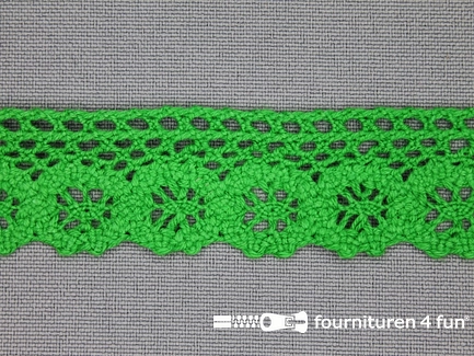 Ibiza broderie 23mm gras groen