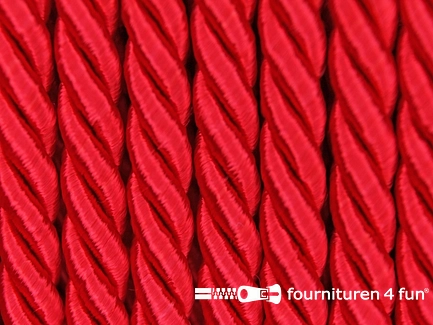 Viscose meubel koord - 5mm - rood