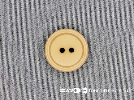 Kunststof knoop 20mm beige