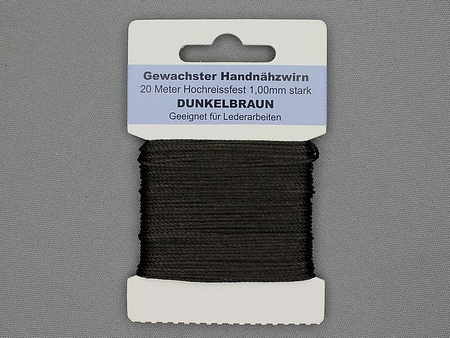 Waxgaren - 20 meter - donkerbruin 