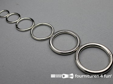 Halsband ronde ringen