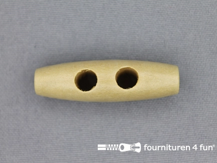 Houtje touwtje knoop 40mm licht hout