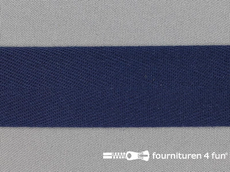 Luxe keperband - 30mm - donker blauw