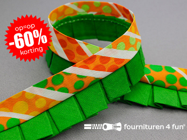 AANBIEDING - Retro plissé biasband