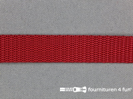 Rol 30 meter parachute band 15mm rood
