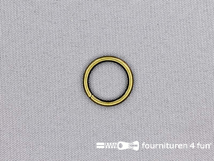 Stalen ring - 15mm - brons