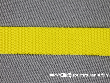 Parachute band - 20mm - geel