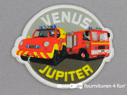 Applicatie 70x58mm brandweerman Sam - Venus & Jupiter