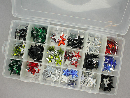 RESTANT - Assortiment Strass stenen sterretjes - incl. bewaarbox