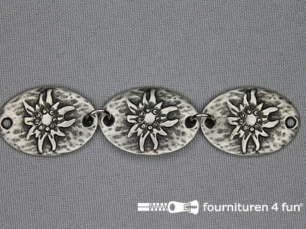 Landhuis versiering 20mm edelweiss