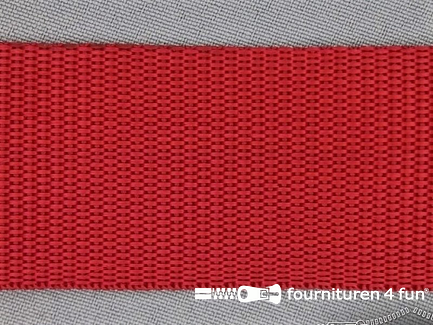 Rol 30 meter parachute band 50mm rood