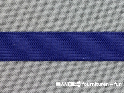 Gekleurd soepel elastiek - 15mm - konings blauw