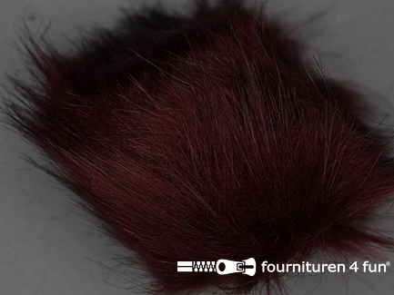 Bont pompon 12cm bordeaux