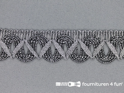 Zilver band 24mm antique zilver