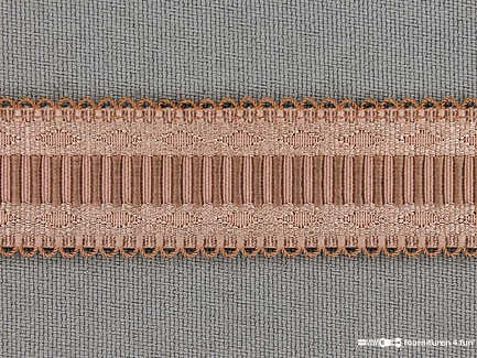 Lingerie elastiek 20mm donker beige