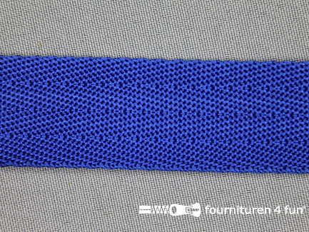 Soepel tassenband 25mm kobalt blauw