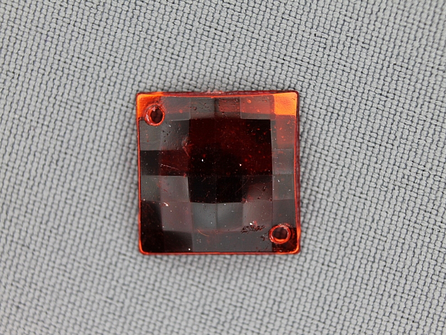 10 stuks Strass stenen vierkant 16mm rood