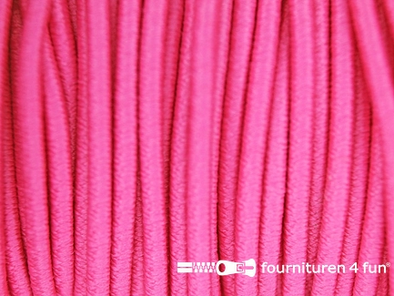 Elastisch koord 2,5mm licht fuchsia roze