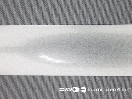 Rol 50 meter reflecterende band - opstrijkbaar - 25mm