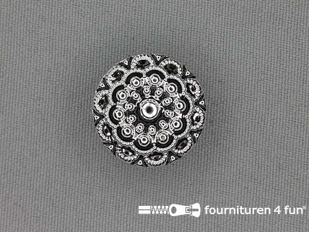 Chroom knoop 22mm retro