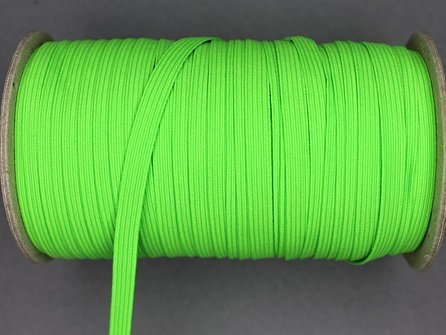 50 Meter rol elastiek 6mm neon groen
